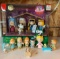 Group of peanuts miniature figurines Christmas nativity sets
