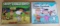 Lot of 2 Peanuts Snoopy Colorforms Playsets