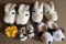 Group of 5 pairs Peanuts Plush Slippers