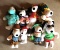 Group of 8 Snoopy Character Plush Stuffed Toys