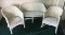 Group of 3 Snoopy Cushioned Childs Wicker Set