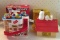 Group of 2 Snoopy Carrying Case Garage and Bird House