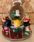 Peanuts meet Santa Snoopy today Christmas snow globe music box