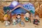 Peanuts Christmas nativity scene porcelain figurines