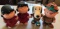 Group of 4 Peanuts figurines