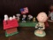 Group of 3 Peanuts Figurines