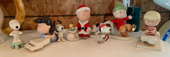 Group of six Lenox Peanuts porcelain figurines