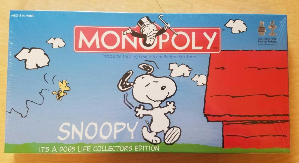 Snoopy Monopoly Game by Parker Brothers | Art, Antiques & Collectibles Toys  | Online Auctions | Proxibid