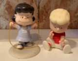 Group of two Lenox peanuts porcelain figurines