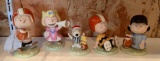 Lenox peanuts football five piece porcelain figurine set