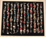 Peanuts Willabee and Ward 12 month charm bracelet set in case