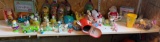 Shelf lot of miscellaneous peanuts Easter items