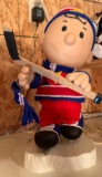 Santas best peanuts Charlie Brown hockey player animated motionette