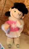 Peanuts Lucy battery-operated ice skating doll