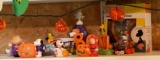 Group of miscellaneous Peanuts Halloween decorations