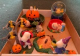 Group of department 56 peanuts Halloween porcelain figurines