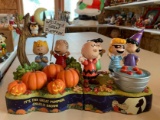 Group of two peanuts Halloween its the great pumpkin figurines