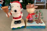 Group of 2 peanuts Jim Shore figurines