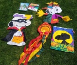 Lot of 6 Snoopy outdoor Windscape decor