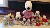 Group of Snoopy Valentine Stand Alone Greeter, sound and motion Plush toys and more