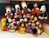 Group of Peanuts Plush Halloween Sound and motion toys and more