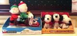 Group of 2 Peanuts Plush Toys New In Original Boxes