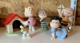 Group of six Lenox peanuts porcelain figurines