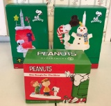 Group of 3 Department 56 Peanuts Christmas