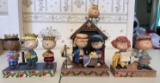 Group of Peanuts Jim Shore Christmas Play