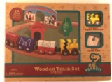 Peanuts Wooden Train Set new in box