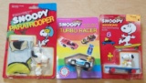 Lot of 3 Snoopy United Feature Syndicate Toys