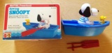 Vintage Rowing Snoopy by Mattel