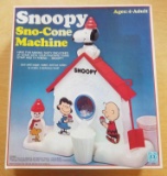 Vintage Snoopy Snow-Cone Machine