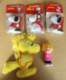 Group of 5 Peanuts Dog Toys