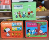 Group of 3 Vintage Peanuts Lunchboxes