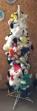Tree of 35+ Snoopy Plush Stuffed Toys