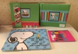 Group of 4 Snoopy Scrapbook, Journal and more