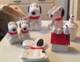 Group of 6 Snoopy Kitchen Decor