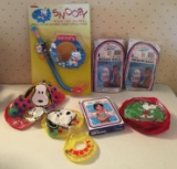 Group of 7 Snoopy Pool Toys