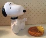 Peanuts Snoopy/Woodstock Cookie Jar