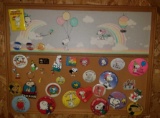 Peanuts Snoopy Bulletin Board with 35 Pins & more