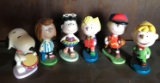 Group of 6 Peanuts Figurines