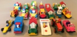 Group of Vintage Die Cast Peanuts Vehicles