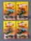 Group of 4 Hot Wheels The Hot Ones Die-Cast Vehicles In Original packages