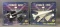 Group of 2 Ertl Force One Die-Cast Planes In Original Packages