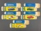 Group of 5 Matchbox boxes F Superfast