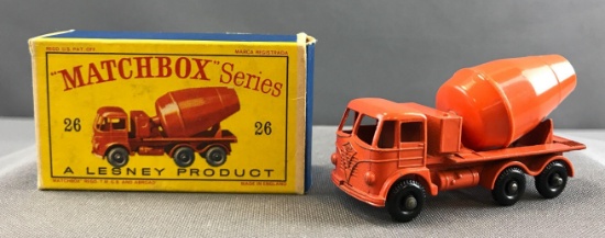 Matchbox No. 26 Foden Cement Mixer die cast vehicle with Original Box