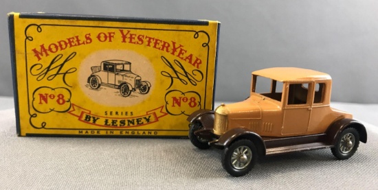 Models of Yesteryear No. 8 1926 Morris Cowley Bullnose die cast vehicle with Original Box