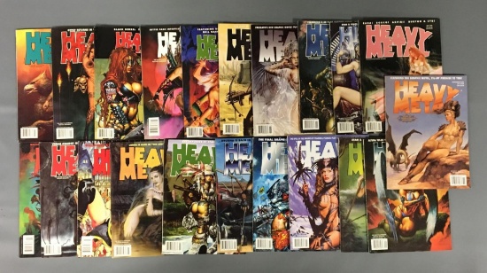 Group of 21 Adult Fantasy Magazine Heavy Metal