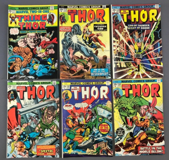 Group of 6 Marvel Comics The Mighty Thor Comic Books